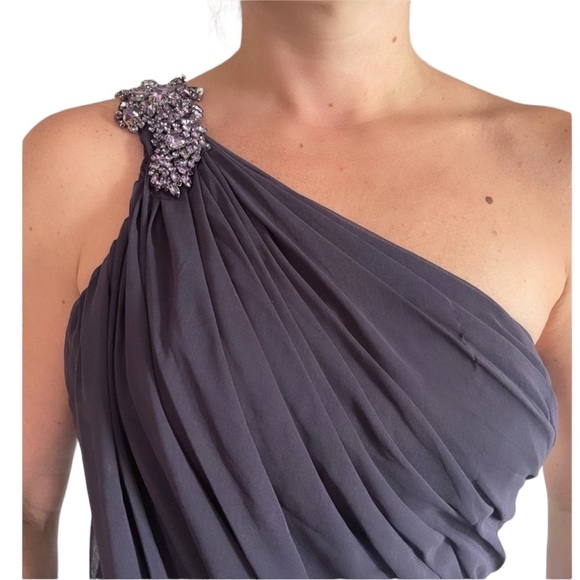 Entourage Cocktail Dress Plum - Picture 4 of 5